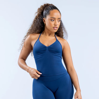 Women’s Seamless Yoga Halter Tank Top