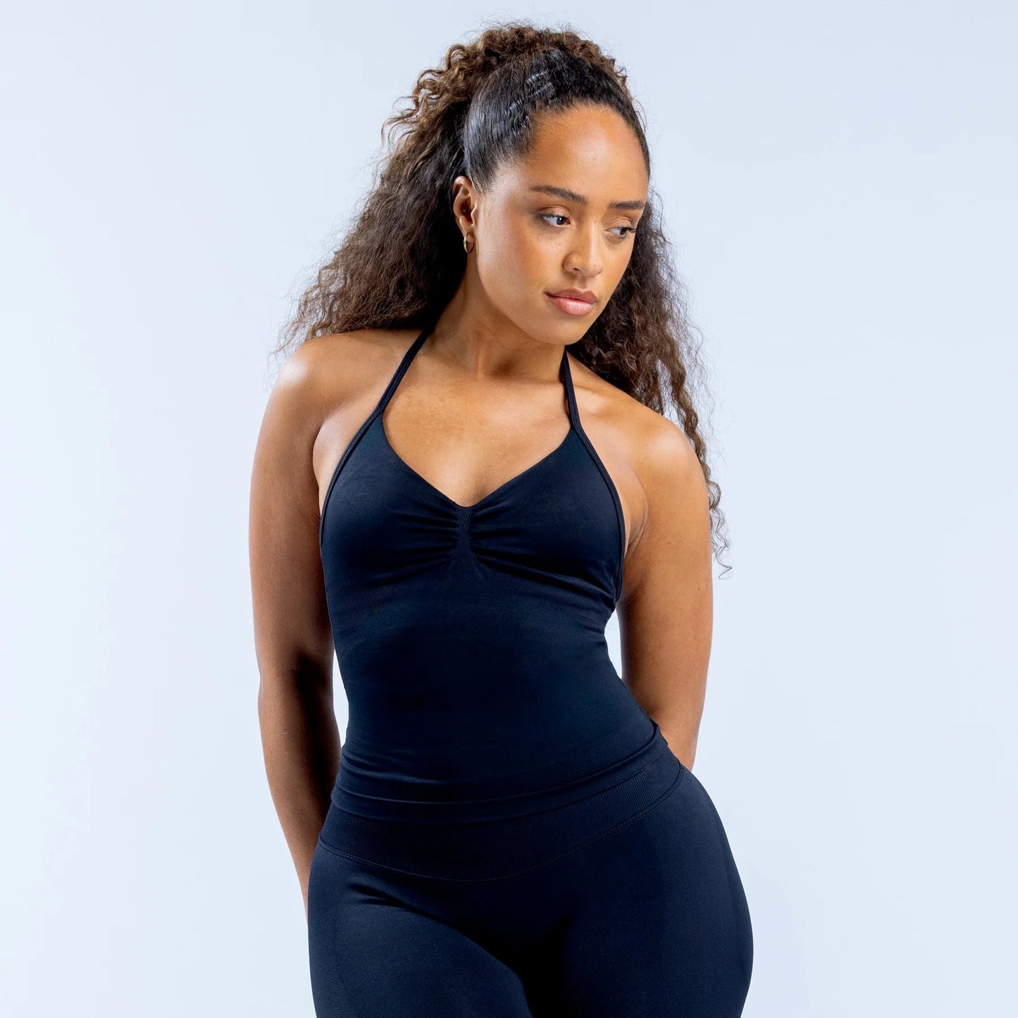 Women’s Seamless Yoga Halter Tank Top