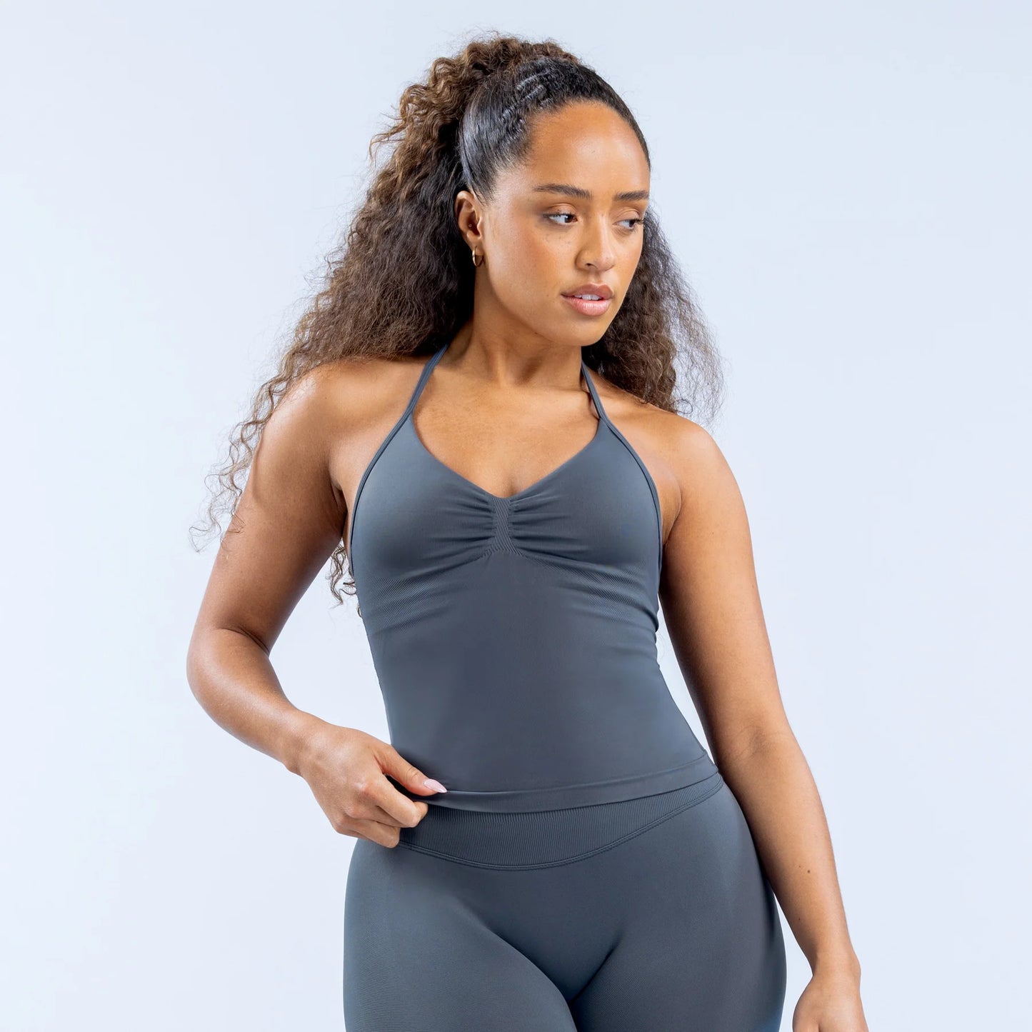 Women’s Seamless Yoga Halter Tank Top