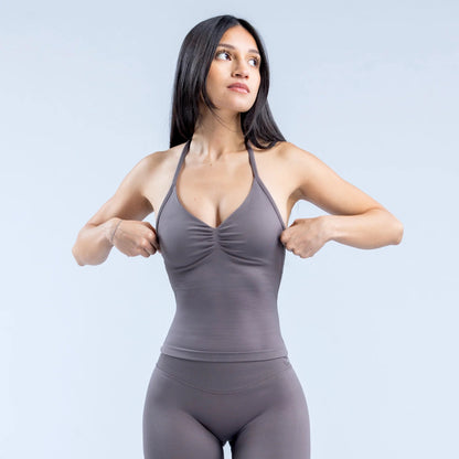 Women’s Seamless Yoga Halter Tank Top