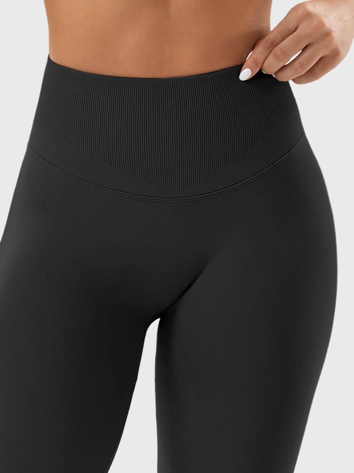 SYMO™ Seamless High-Waist Ruched Yoga Leggings