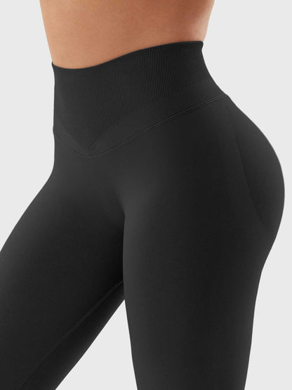 SYMO™ Seamless High-Waist Ruched Yoga Leggings
