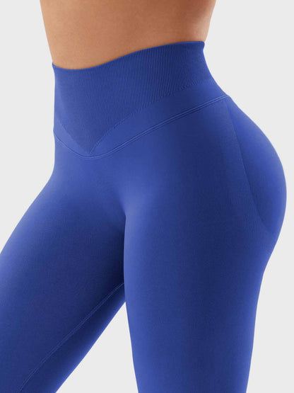 SYMO™ Seamless High-Waist Ruched Yoga Leggings
