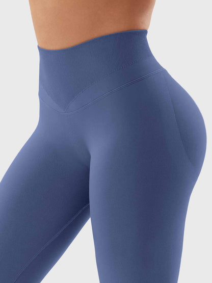 SYMO™ Seamless High-Waist Ruched Yoga Leggings