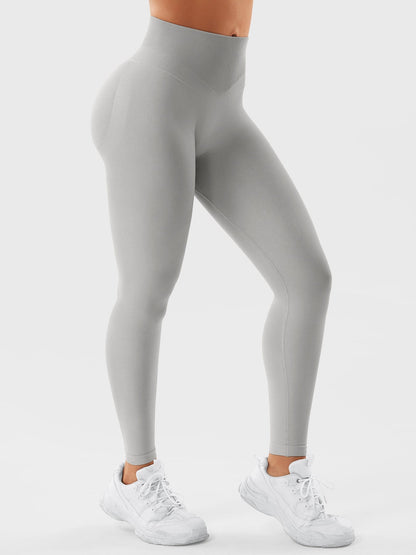 SYMO™ Seamless High-Waist Ruched Yoga Leggings
