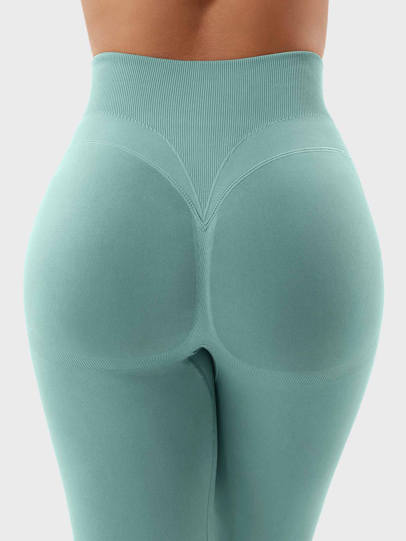 SYMO™ Seamless High-Waist Ruched Yoga Leggings