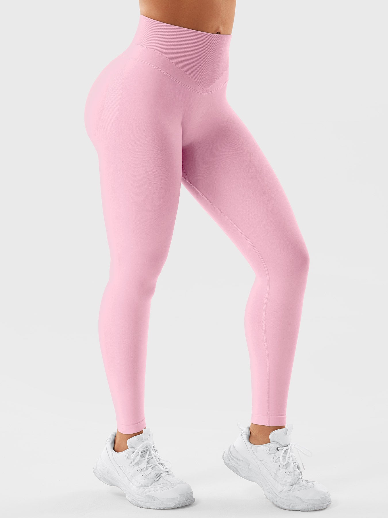 SYMO™ Seamless High-Waist Ruched Yoga Leggings