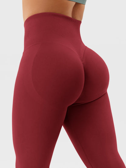 SYMO™ Seamless High-Waist Ruched Yoga Leggings