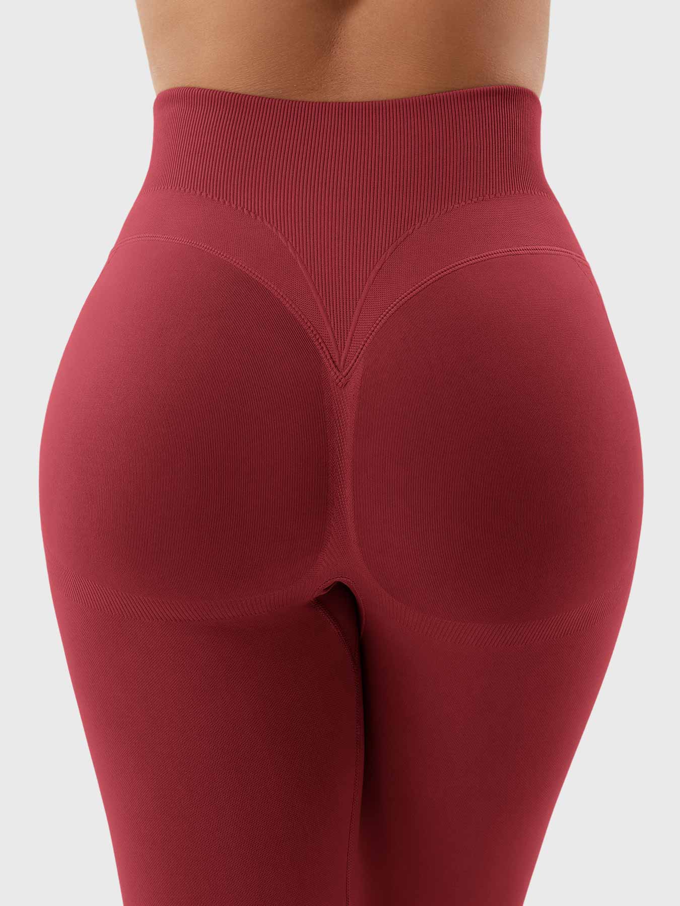 SYMO™ Seamless High-Waist Ruched Yoga Leggings