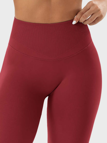 SYMO™ Seamless High-Waist Ruched Yoga Leggings