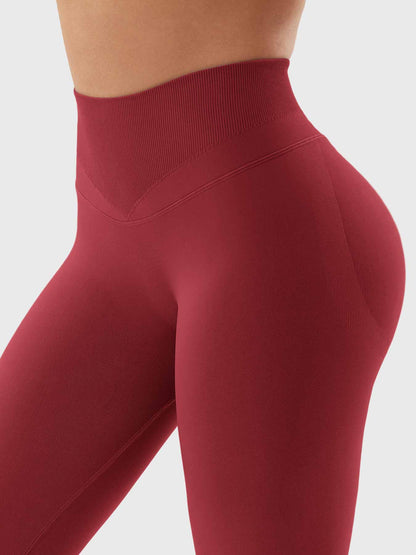SYMO™ Seamless High-Waist Ruched Yoga Leggings